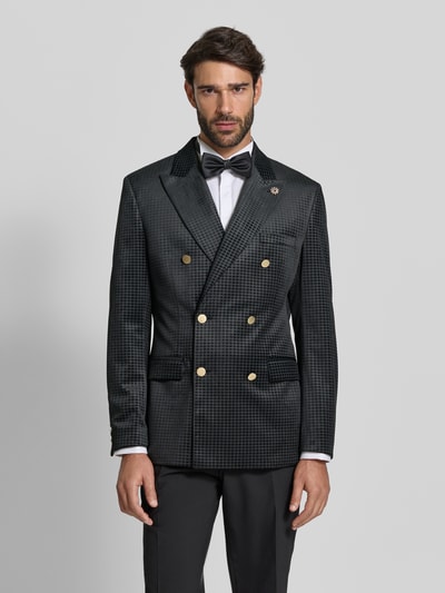 MCNEAL 2-Knopf-Sakko aus Samt Black 4