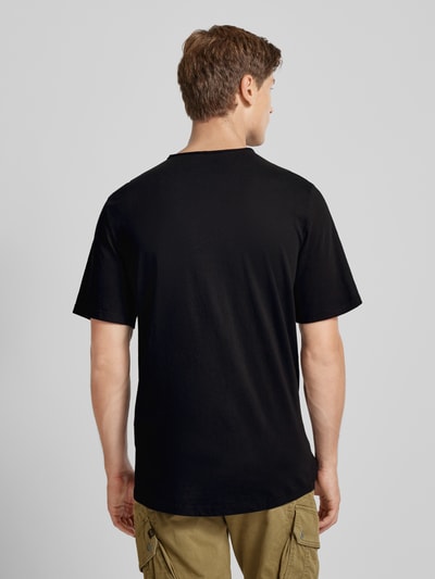 Jack & Jones T-shirt z okrągłym dekoltem model ‘BASHER’ Czarny 5