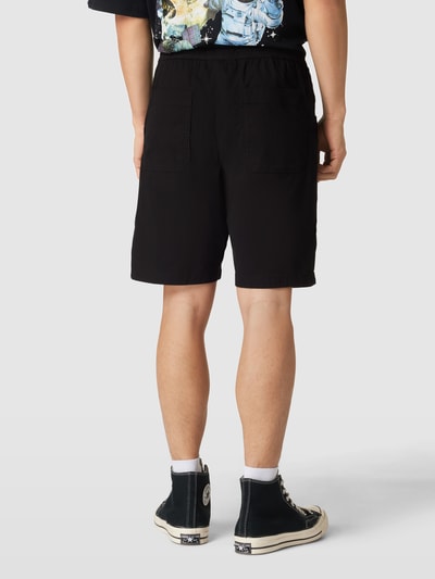 REVIEW Bermudas mit Label-Patch Black 5