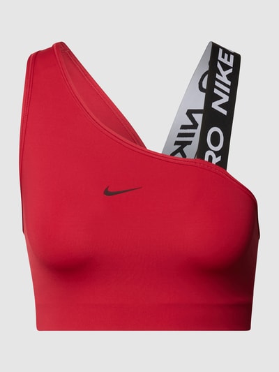 NIKE TRAINING Bustier mit Label-Details Dunkelrot 2