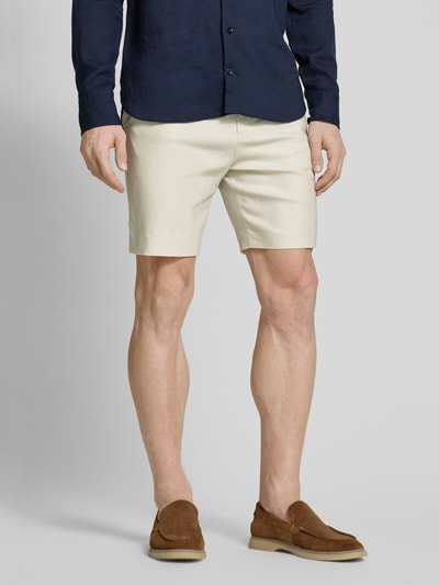 CK Calvin Klein Regular Fit Chino-Shorts mit Gürtelschlaufen Beige 4