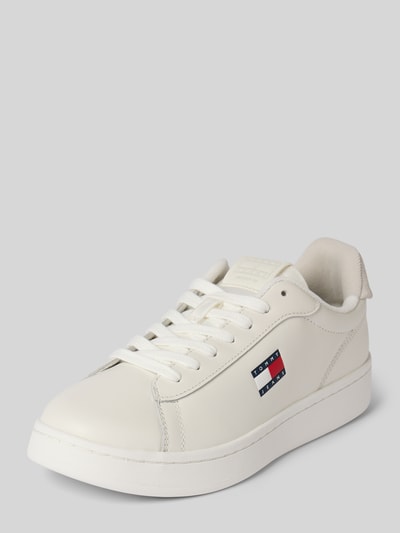 Tommy Jeans Sneakersy niskie ze skóry naturalnej model ‘ARCHIVE’ Biały 1