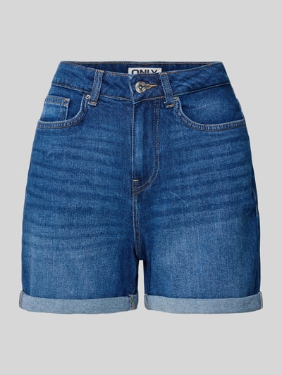 Only Relaxed Fit Jeansshorts aus Baumwoll-Mix Modell 'JOSEPHINE' Jeansblau 2