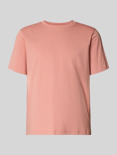 Produktfoto, Regular Fit T-Shirt aus reiner Baumwolle Modell 'ASPAN' von SELECTED HOMME, jednolity, krój regular fit, jersey, różowy