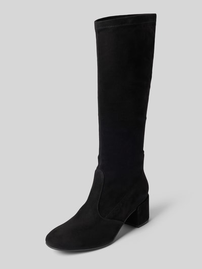 Högl Stiefel aus echtem Veloursleder Black 1