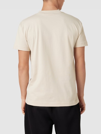 Calvin Klein Jeans T-shirt z detalem z logo Piaskowy 5