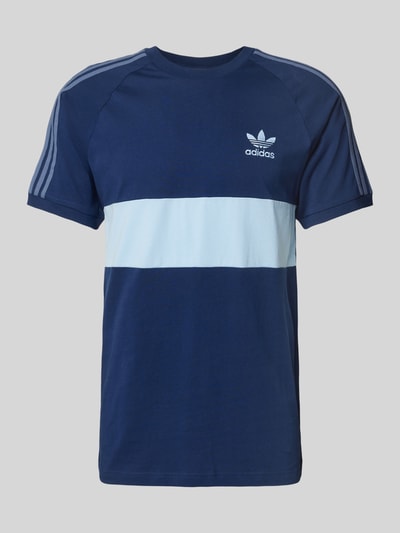 adidas Originals T-Shirt mit Logo-Stitching Hellblau 2