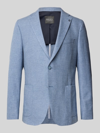 DIGEL Marynarka o kroju modern fit z nakładanymi kieszeniami model ‘Edward’ Jasnoniebieski 2