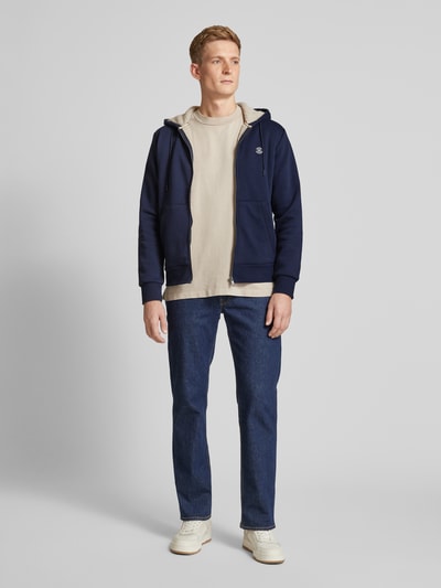 Jack & Jones Premium Bluza rozpinana z kapturem model ‘BLUMASON’ Ciemnoniebieski 1