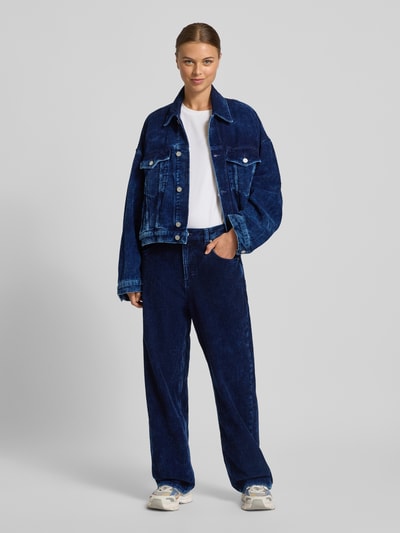 Armedangels Loose Fit Hose aus Cord Modell 'HAAYI INDIGO CORD' Jeansblau 1