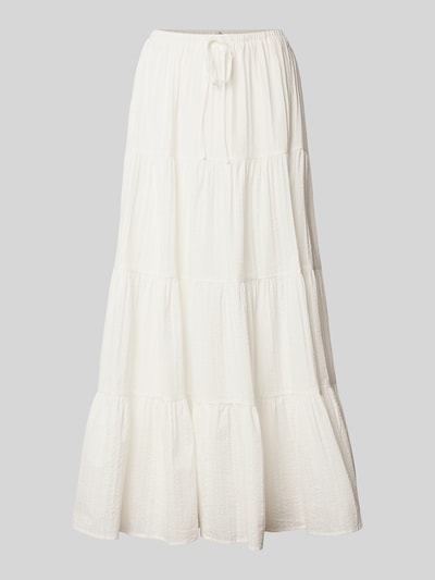 OH APRIL Maxirock mit elastischem Bund Modell 'Valeska' Offwhite 2