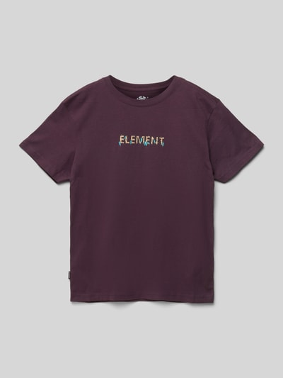 Element T-Shirt mit Rundhalsausschnitt Modell 'KOALA' Pflaume 1