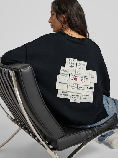 Smith and Soul Bluza o kroju oversized z prążkowanymi wykończeniami  3