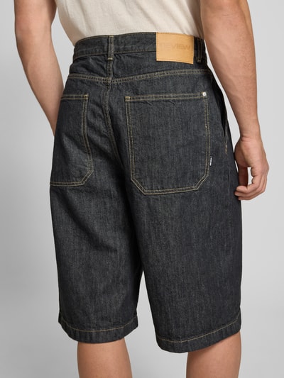 REVIEW Baggy Fit Jeans Shorts mit Gürtelschlaufen - Jorts Black 3