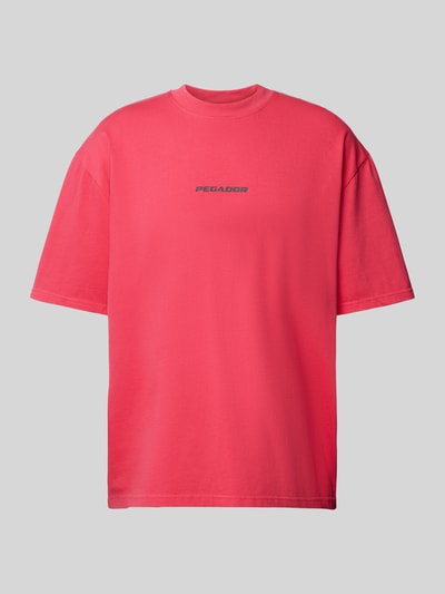 Pegador Oversized T-Shirt mit Logo-Print Modell 'COLNE' Pink 2