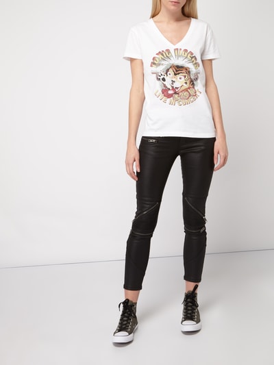 Tigha Coated Skinny Jeans im Biker-Look outlets w25