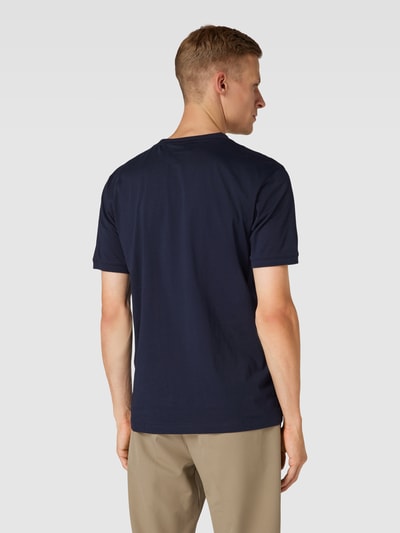 HUGO T-shirt met labelapplicatie Marineblauw - 5