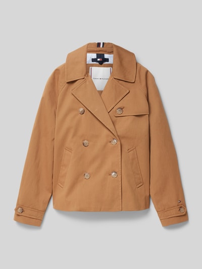 Tommy Hilfiger Teens Jacke mit Reverskragen Camel 1