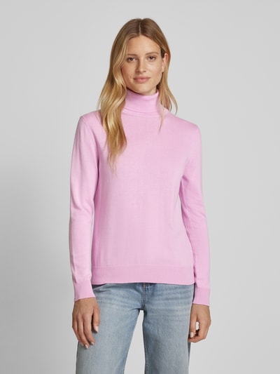 Tom Tailor Rollkragenpullover in unifarbenem Design Rosa 4