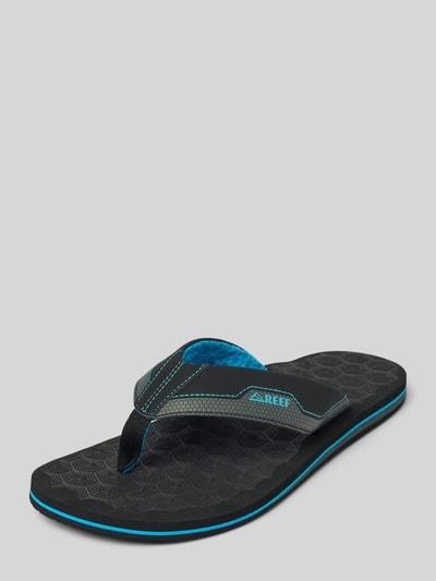 REEF Teenslippers met labeldetail, model 'The Ripper' Marineblauw - 1