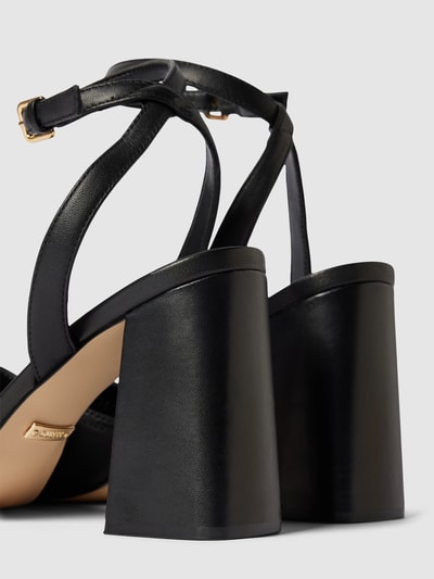 Guess High heels met labeldetail, model 'KERNARA' Zwart - 2