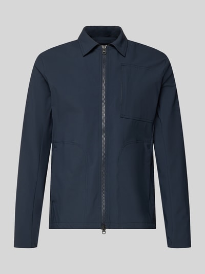 SCANDINAVIAN EDITION Regular Fit Jacke mit Umlegekragen Modell 'Motion' Marine 2