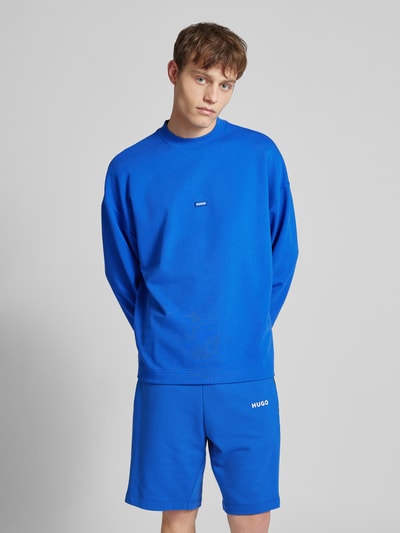 Hugo Blue Sweatshirt met opstaande kraag Blauw - 4