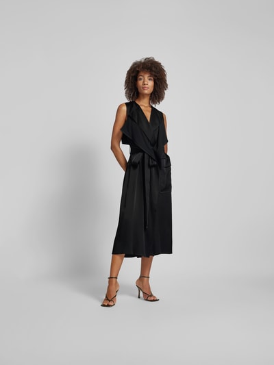 Victoria Beckham Maxikleid mit Schleifen-Detail Black 1