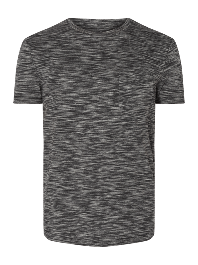 Tom Tailor Denim T-shirt z kieszenią na piersi  Czarny 2