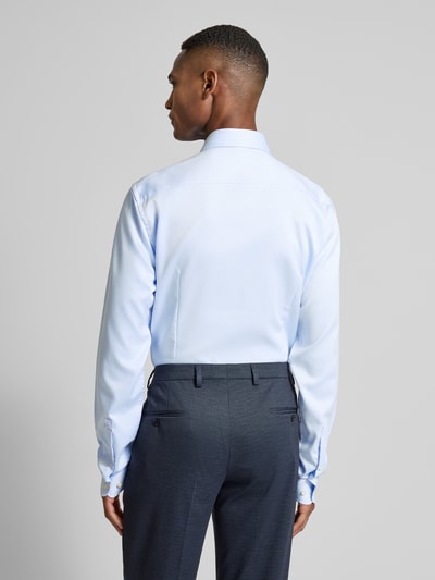 Jake*s Slim Fit Businesshemd mit extra langem Arm Hellblau 5