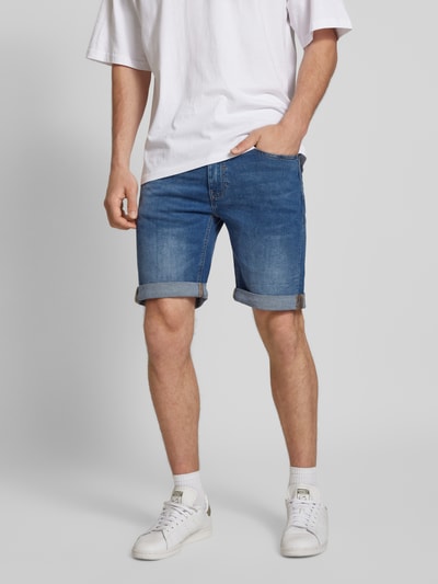 Blend Skinny Fit Jeansshorts im 5-Pocket-Design Modell 'TWISTER' Blau 4