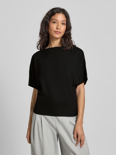 Tom Tailor Denim Loose Fit T-Shirt mit Fledermausärmeln Black 4