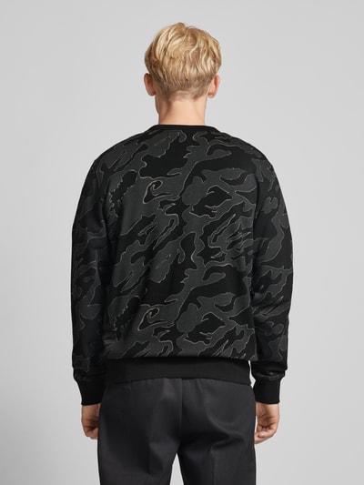 G-Star Raw Sweatshirt mit Label-Stitching Black 5