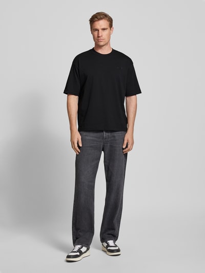 Antony Morato T-shirt met labeldetail Zwart - 1