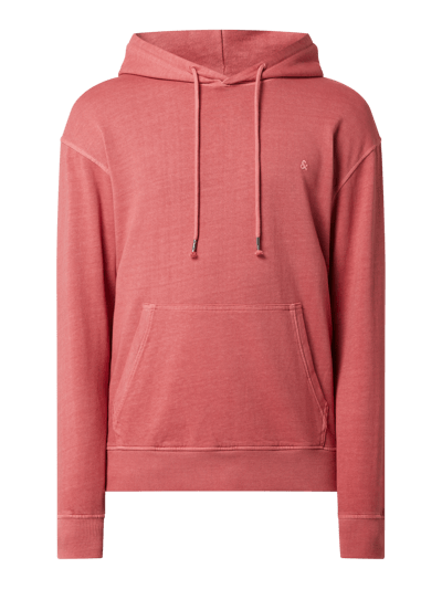 Jack & Jones Hoodie im Washed-Out-Look Modell 'Ewashed' Rosa 2