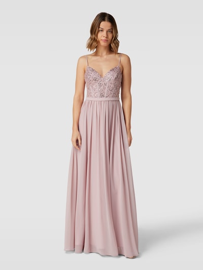 Laona Abendkleid mit Herz-Ausschnitt Rosa 4