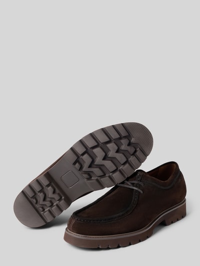 Tamaris Schnürschuhe aus echtem Rindsleder Dunkelbraun 4