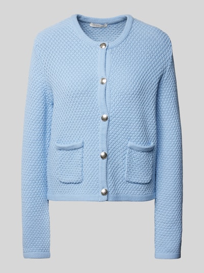 Christian Berg Woman Cardigan met structuurmotief Bleu - 2