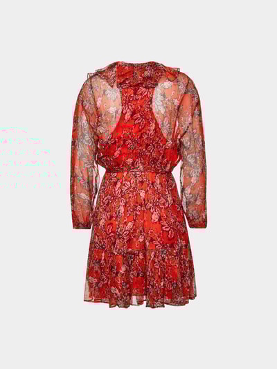 Iro Kleid in Wickel-Optik Rot 7