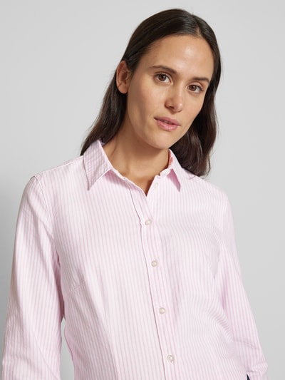 Christian Berg Woman Slim fit overhemdblouse met manchetten Roze - 3