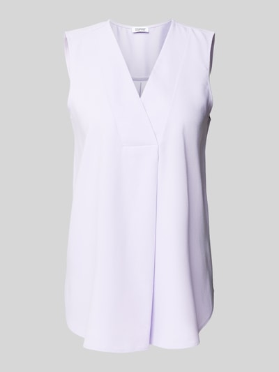 Esprit Blouse met V-hals Lila - 2