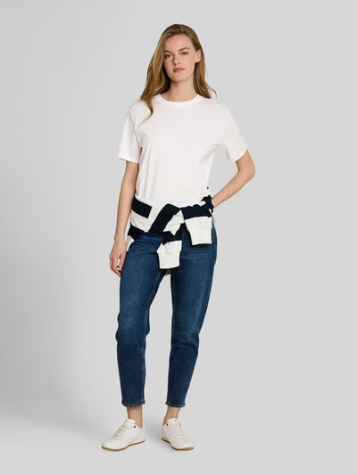 Tom Tailor Denim T-shirt o kroju relaxed fit z czystej bawełny Złamany biały 1