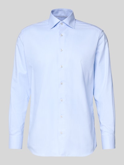 ETERNA Modern fit zakelijk overhemd met knoopsluiting Bleu - 2
