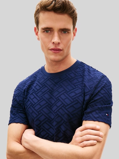 Tommy Hilfiger Regular Fit T-Shirts aus reiner Baumwolle Marine 3