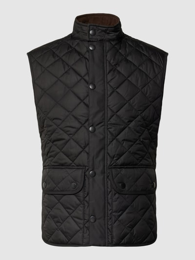 Barbour Bodywarmer met klepzakken, model 'LOWERDALE' Zwart - 2