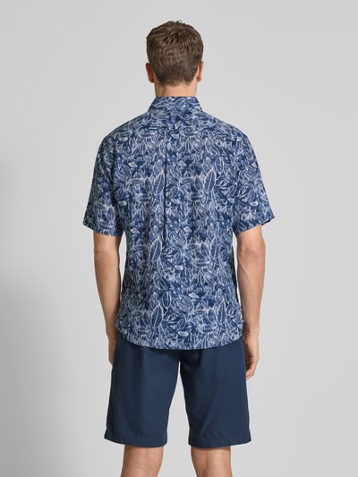 Fynch-Hatton Vrijetijdsoverhemd met knoopsluiting Marineblauw - 5