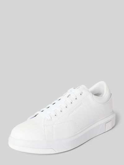 ARMANI EXCHANGE Sneaker mit Label-Detail Weiss 1