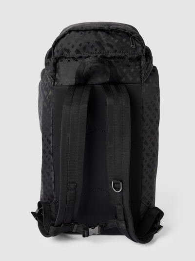 BOSS Rucksack mit Allover-Logo Modell 'Bradley' Black 4