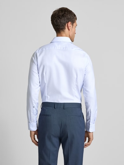 SEIDENSTICKER Koszula biznesowa o kroju slim fit z kołnierzykiem typu kent Błękitny 5