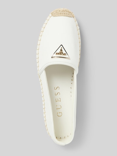 Guess Espadrilles mit Logo-Applikation Modell 'JOLANDY' Offwhite 3